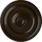 Ekena Millwork Devon Ceiling Medallion (Fits Canopies up to 3 5/8"), Hand-Painted Bronze, 15 3/4"OD x 1 1/2"P CM15DEBZS - alternate 1